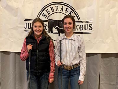 Champion Rachel Smith, Reserve Champion Kasey Meyers